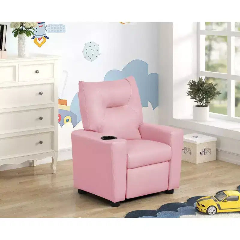Poltrona reclinabile per bambini HOMLUX 23W con portabicchieri e poggiapiedi