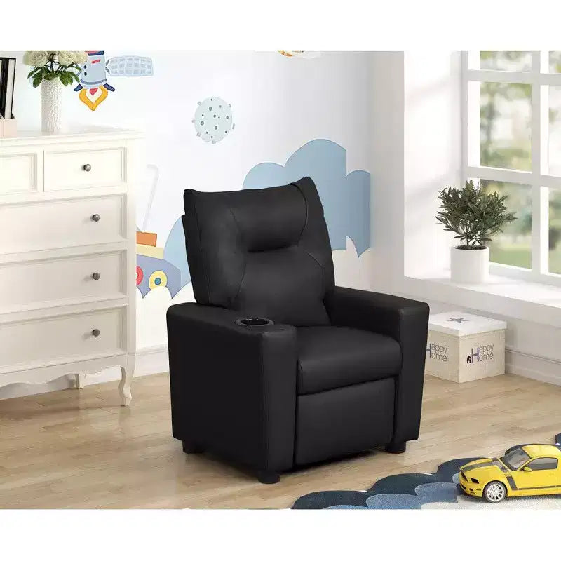 Poltrona reclinabile per bambini HOMLUX 23W con portabicchieri e poggiapiedi