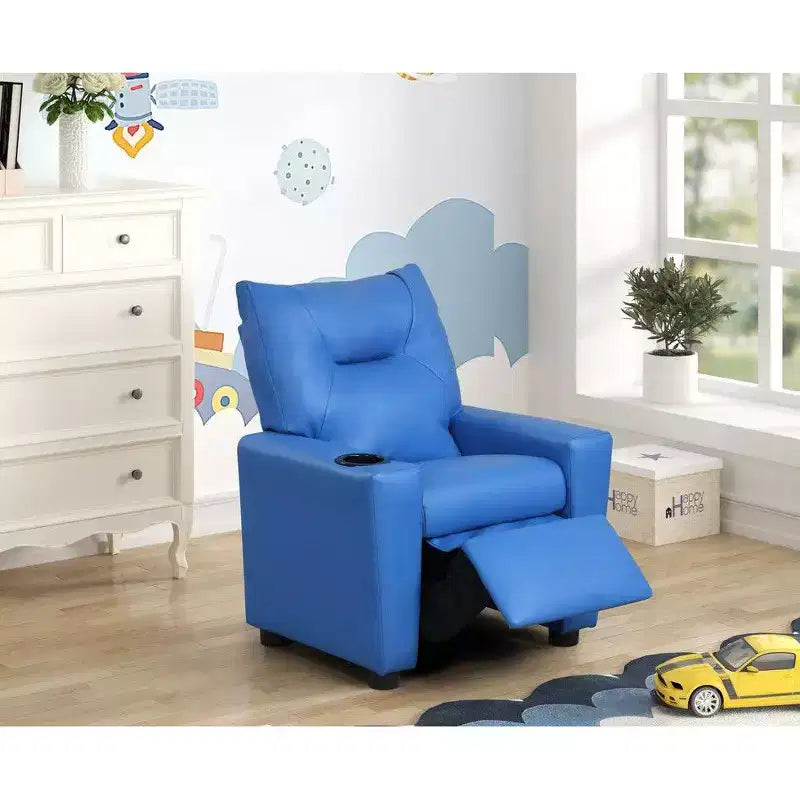 Poltrona reclinabile per bambini HOMLUX 23W con portabicchieri e poggiapiedi