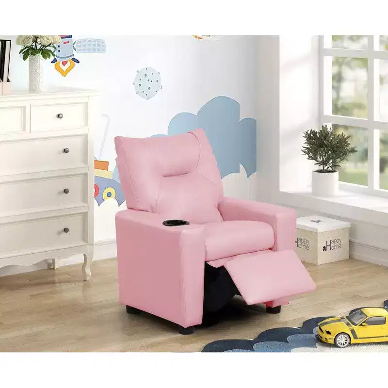 Poltrona reclinabile per bambini HOMLUX 23W con portabicchieri e poggiapiedi