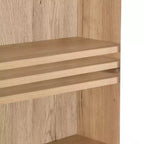Mobile da bagno a parete Leona Modern da 23,6'' con ante decorate e ripiano regolabile