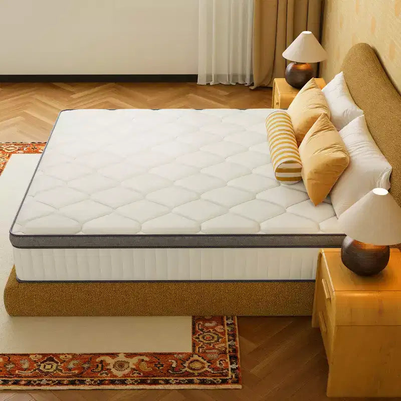 Materasso Ibrido Swedrea Fresco Media Fermezza Gel Memory Foam Molle Insacchettate, Bianco