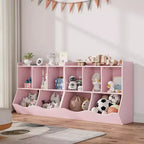 Libreria per bambini, organizer giocattoli a 3 livelli, organizer a cubi, libreria a 3 ripiani per bambini, sala giochi, cameretta, soggiorno, aula
