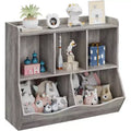 Kids Bookshelf, 3 Tier Toy Organizer, Cube Organizer, Toddler 3 Tier Bookshelf, Playroom, Bedroom, Living Room, Classroom