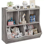 Kids Bookshelf, 3 Tier Toy Organizer, Cube Organizer, Toddler 3 Tier Bookshelf, Playroom, Bedroom, Living Room, Classroom