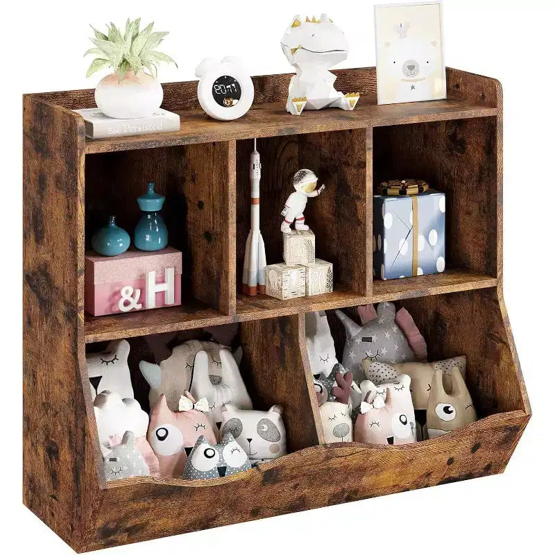 Libreria per bambini, organizer giocattoli a 3 livelli, organizer a cubi, libreria a 3 ripiani per bambini, sala giochi, cameretta, soggiorno, aula