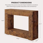 Consolle, elegante stile rustico, tavolo d'ingresso per soggiorno, tavolo multifunzionale e pratico per diverse stanze