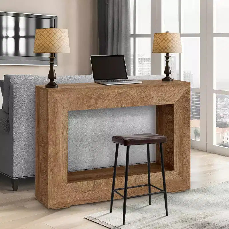 Consolle, elegante stile rustico, tavolo d'ingresso per soggiorno, tavolo multifunzionale e pratico per diverse stanze