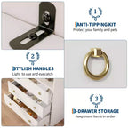 Libreria da Soggiorno con Cassetti, Libreria Alta 180 cm Bianca con Scanalature, Libreria a 6 Ripiani con Contenitore, Scaffale in Legno Ondulato Largo 76 cm