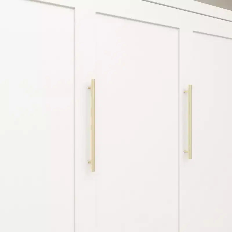 Letto a scomparsa Heloise Modern Wood con doppi armadi laterali