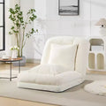 Chenille Adjustable Human Dog Bed for Adults, 5-Position Lazy Sofa Bed with 2 Pillows
