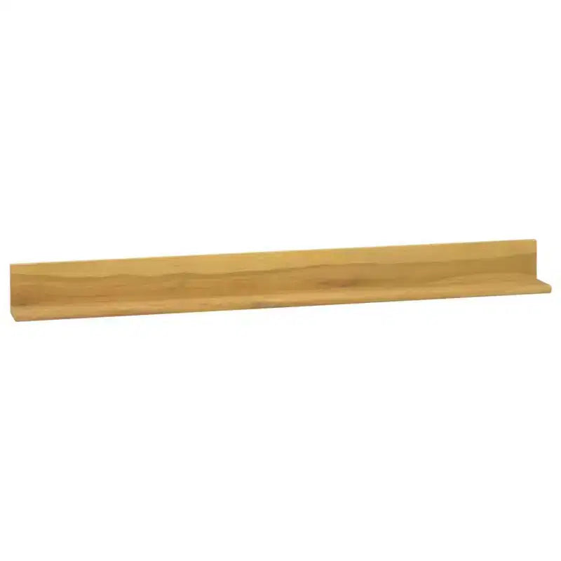 Mensola a muro in teak naturale Legno massiccio di teak con finitura naturale