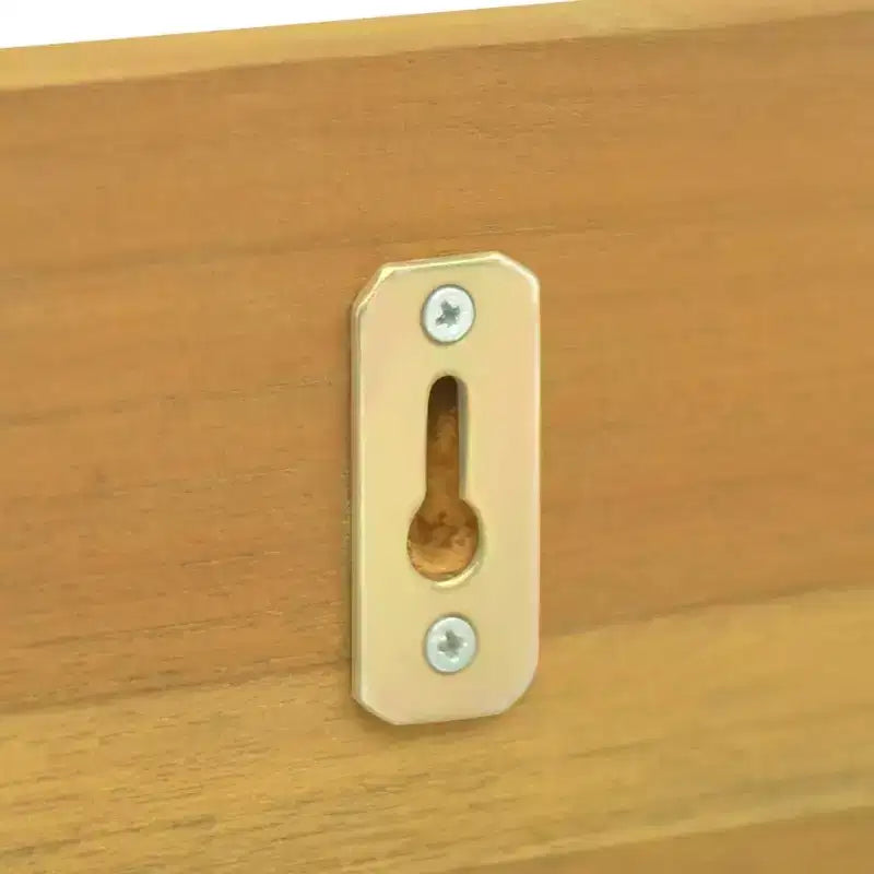 Mensola a muro in teak naturale Legno massiccio di teak con finitura naturale