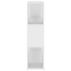 Divisorio per ambienti mobile libreria, bianco, legno multistrato, standard