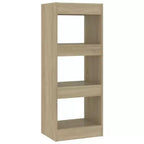 vidaXL Book Cabinet Sonoma Oak Engineered Wood Medium Book Cabinet