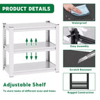 Supporto per acquario da 20-30 galloni, supporto in metallo per acquario, supporto regolabile per terrario resistente, scaffale regolabile a 3 livelli per acquario