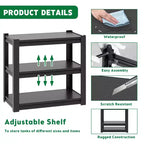 Supporto per acquario da 20-30 galloni, supporto in metallo per acquario, supporto regolabile per terrario resistente, scaffale regolabile a 3 livelli per acquario