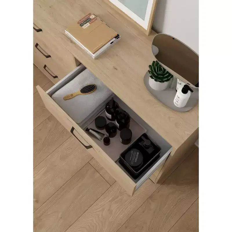 Tvilum, Cassettiera doppia a 6 cassetti Sofia, Jackson Hickory